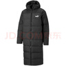 彪馬（PUMA）   長(zhǎng)款連帽羽絨服外套LONG HOODED DOWN 672435-01 M 曬單實(shí)拍圖