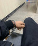 KIEXI牛仔褲男春夏季直筒寬松褲子男潮牌闊腿褲美式高街休閑長褲子 黑色 XL 【120-140斤】 曬單實拍圖
