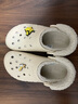 CROCS卡駱馳秋冬新品休閑鞋秋冬洞洞鞋貝雅暖絨暖棉|206633 冬日白-11S(建議買(mǎi)大一碼) 39 (240mm) 曬單實(shí)拍圖