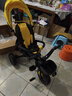 Babyjoey 英國(guó)兒童自行車遛娃三輪腳踏車折疊寶寶1-5歲手推車嬰兒車騎士 【航艦版】TT59 珍珠黃 曬單實(shí)拍圖