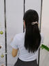 紀(jì)思梵蝴蝶結(jié)彈簧夾高端發(fā)夾一字夾后腦勺橫夾發(fā)卡夾子生日禮物禮盒 蝴蝶結(jié)高端彈簧夾（禮盒裝） 曬單實(shí)拍圖