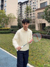 李寧羽毛球拍全碳素新手入門超輕量小旋風(fēng)鋒影進(jìn)攻速度球拍 小旋風(fēng) 4U（穿線單拍）西瓜粉 F 曬單實拍圖