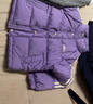 巴拉巴拉兒童羽絨服男童女童冬裝保暖寶寶外套學院風校服親子裝潮 紫白色調00471（白鴨絨） 130 cm（充絨量87g） 曬單實拍圖