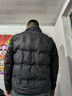 皮爾卡丹高檔冬季羽絨服男士2024新款加厚保暖韓版青年短款立領(lǐng)白鴨絨外套 黑色 XL 180 曬單實拍圖