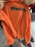 皮爾卡丹假兩件棉質(zhì)衛衣女2025秋冬加絨加厚打底衫百搭長(cháng)袖洋氣上衣 橘色小熊【加絨 優(yōu)質(zhì)版】 3XL 【建議135-160斤】 曬單實(shí)拍圖