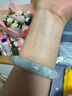 印象眸七夕禮物A貨翡翠手鐲女款玉手鐲漢服配飾手鐲 手鐲 內(nèi)徑約55-56mm 曬單實拍圖