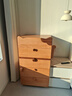 源氏木語(yǔ)斗柜實(shí)木臥室柜子儲物柜家用床頭柜抽屜式玩具收納柜 【2】0.63米兒五斗柜(639*400*1000mm) 曬單實(shí)拍圖