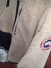 加拿大鵝（Canada Goose）Simcoe 女士羊羔絨拉鏈夾克羊毛抓絨上衣大鵝外套 1101W 950 淺黃褐色 M 曬單實(shí)拍圖