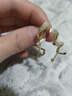 伊燦螺旋星星耳墜長款流蘇耳環(huán)小眾設(shè)計感高級耳飾春夏顯臉瘦氣質(zhì)耳釘 金色耳環(huán) 曬單實拍圖