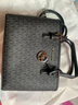 MICHAEL KORS 女士小號單肩手提托特包 送女友情人節禮物 黑色35T9STVT0B BLACK 曬單實(shí)拍圖