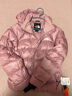 The North Face北面羽絨服女戶(hù)外700蓬鵝絨高蓬保暖外套89X7 粉色/1MI M 曬單實(shí)拍圖