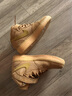 耐克空軍一號男子透氣皮面運動(dòng)鞋冬膠底NIKE AIR FORCE 1 DJ9158 200亞麻/麥黃/橡皮淺褐/黑 40 曬單實(shí)拍圖