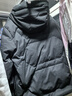 太平鳥男裝羽絨服工裝男冬季連帽防寒保暖外套休閑時尚 黑色 M 曬單實拍圖