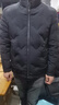 Raidy Boer/雷迪波爾【雙面可穿】冬男大朵鴨絨羽絨服外套8055-70 黑色  175/50/L 曬單實(shí)拍圖