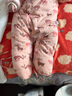 棉谷朵嬰幼兒包腳連體衣純棉花手工棉衣新生兒爬服冬季加厚寶寶連腳哈衣 富貴馴鹿 66碼（適合3-5個(gè)月） 曬單實(shí)拍圖