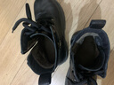 駱駝（CAMEL）英倫風(fēng)馬丁靴女系帶休閑女靴粗跟時(shí)裝靴 L24W896681R 黑色 (加絨款) 36 曬單實(shí)拍圖