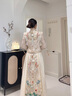 枝己秀禾服新娘婚紗2025新款新中式結婚禮服古裝嫁衣敬酒服婚服 HF041 L 曬單實拍圖
