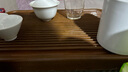 臣適茶盤實木電木家用2025新款排水茶海整塊辦公室功夫茶具套裝小茶臺 黃花梨色【60*32】【送水球水管】 曬單實拍圖