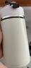 波比熊（BOBBI BEAR） 帶茶隔保溫杯350ml男士學(xué)生泡茶杯子女不銹鋼網(wǎng)紅小巧車載上班小水杯 純色小巧保溫杯白350毫升+濾網(wǎng)+杯刷+貼紙 曬單實(shí)拍圖