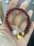 Tsful朱砂手串正品女款招財手鏈高含量原礦天然紫金辰砂手環(huán)本命年禮物 納福朱砂手串【小號】（6MM） 曬單實(shí)拍圖