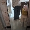 燦圖黑色闊腿牛仔褲女裝春秋季韓版高級(jí)感胖mm寬松顯瘦高腰直筒褲子女 黑色 S 【建議85-90斤】 曬單實(shí)拍圖
