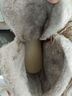 啄木鳥東北雪地靴男2025新款冬季皮毛一體加絨保暖高幫棉鞋男士防水防滑 卡其 42 260mm 曬單實拍圖