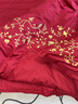 高檔婚慶四件套100S長(cháng)絨棉紅色刺繡被套純棉床單結婚禮物床上用品 雀鳥(niǎo)之戀 1.5米床單款（適合被芯200*230） 曬單實(shí)拍圖