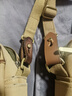 白金漢（Billingham） Compact/Pola/Airline攝影包Q相機(jī)包單肩微單包便攜復(fù)古包卡片機(jī)G7X3包索尼/徠卡適用 Pola/卡其色帆布/棕褐色皮革500733-70 曬單實(shí)拍圖
