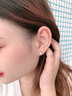 周大金 CHOW TAI KING四葉草莫桑鉆石耳釘女士足銀耳環(huán)耳飾生日禮物送女友老婆走心實(shí)用 曬單實(shí)拍圖