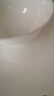 紅牡丹純白碗盤(pán)組合陶瓷米飯碗餐具家用骨瓷飯盤(pán)套裝釉下彩白色盤(pán)子碗具 純白10件套（高腳碗版） 10件套 曬單實(shí)拍圖