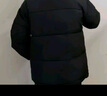 真維斯情侶裝男女同款2024冬季新款純色簡(jiǎn)約寬松男立領(lǐng)保暖棉服外套G2 黑色2010 XL 曬單實(shí)拍圖