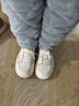 百麗（Belle）兩穿可踩腳板鞋女百搭舒適休閑鞋B2525AM5 米白 36 (230mm) 曬單實(shí)拍圖