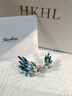 HKHL 麥穗胸針女精致小眾水晶胸花別針高級感時(shí)尚絲巾扣配飾新年禮物 璀璨麥穗胸針 曬單實(shí)拍圖