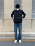 回力（Warrior）馬甲棉服男 2024年冬季新款保暖棉馬甲 戶外外穿背心百搭棉服男款 黑色 2XL 曬單實(shí)拍圖