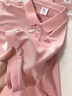 衫廿工作服定制印字印logo工衣訂制男女短袖polo文化衫班服t恤定做 粉紅色 M 曬單實(shí)拍圖