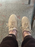 鴻星爾克女鞋簡(jiǎn)約復古老爹鞋舒適厚底休閑鞋百搭軟彈運動(dòng)鞋子衍界2V2 淺亞麻 39 曬單實(shí)拍圖