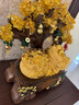 鑫大華威（xindhw）金蟾招財(cái)擺件黃水晶發(fā)財(cái)搖錢樹辦公室收銀臺(tái)飯店高檔大氣開業(yè)禮物 金蟾納財(cái) 水晶樹（大號(hào)） 曬單實(shí)拍圖