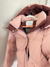 唐獅（TonLion）2024女羽絨服連帽面包服寬松休閑百搭潮 皮粉/二批 M  曬單實(shí)拍圖