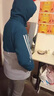 啄木鳥連帽外套女春秋2025新款中年春裝寬松女士休閑夾克上衣 深藍 XL (推薦110-125斤) 曬單實拍圖