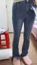 朵沐縵開叉牛仔褲女高腰春夏新款微喇褲顯瘦百搭薄款直筒百搭喇叭長褲 藍色正?？睿ㄉ砀?63以上選擇） M 曬單實拍圖