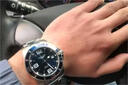 浪琴（LONGINES）手表男 康卡斯系列自動(dòng)機械男表300米防水日歷男士手表 送禮男友 41MM鋼帶精鋼藍盤(pán)L3.742.4.96.6 曬單實(shí)拍圖