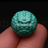 唯誠(chéng)高瓷優(yōu)化綠松石配珠黃財(cái)神雕刻珠子散珠金剛菩提配飾單珠文玩手串 20mm財(cái)神一顆 曬單實(shí)拍圖