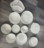 晟普（shengpu） 唐山骨瓷碗大號家用大飯碗泡面碗陶瓷餐具大碗湯碗面碗沙拉碗 7英寸直口面碗(直徑18.3cm 高8cm 曬單實拍圖