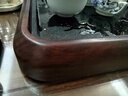 茶藝貴族木紋觀山40x27茶盤家用小號(hào)日式仿石功夫茶臺(tái)蓄排兩用不含茶具 曬單實(shí)拍圖