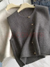 啄木鳥(niǎo)溫柔系氣質(zhì)百搭羊·毛針織馬甲背心女2024秋冬洋氣疊穿內搭坎肩上 灰色【商城】 XL 建議115-130斤 曬單實(shí)拍圖