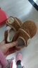貝瑞加（Babyprints）兒童地板襪男女寶寶軟底鞋襪秋冬室內早教襪套卡通學(xué)步襪 棕L 曬單實(shí)拍圖