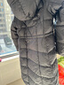 歌莉婭 中長(cháng)款羽絨服女2023冬季保暖鵝絨服連帽外套1ACC8D54A 00B黑色 L 曬單實(shí)拍圖