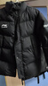 李寧棉服男秋冬季新款防寒保暖羽絨服上衣拉鏈連帽休閑短款大衣外套男 黑色（棉服） S /165（90-109斤） 曬單實(shí)拍圖
