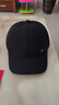 帽子男士秋冬季毛呢棒球帽百搭中老年加絨保暖帽爸爸款 黑色 可調節 曬單實(shí)拍圖