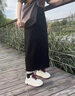 靖話松糕厚底小白鞋女2025年春夏季新款板鞋小個子增高5cm休閑運動鞋 酒紅色 37 (235mm) 曬單實拍圖